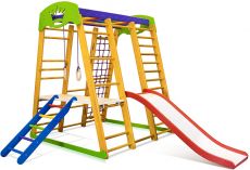 Дитячий спортивний куточок SportBaby Карапуз Plus 2, Сосна-Бук, від 12 місяців до 60 кг